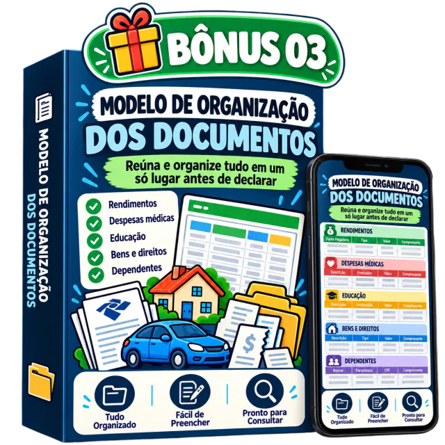 Bônus 3: Modelo de Organização dos Documentos